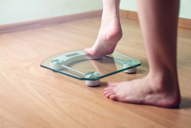 How often should you step on the scale?